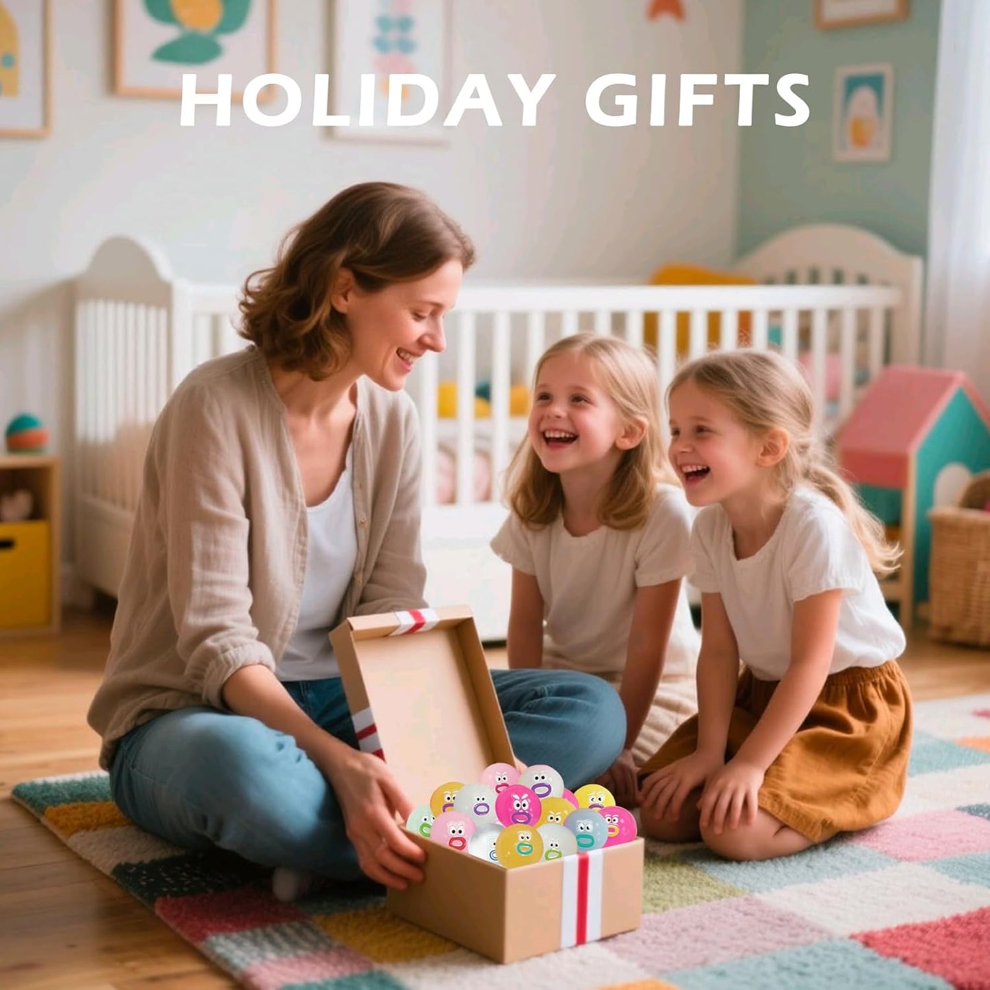 Mini Squishies Fidget Toys 36 Pack Kawaii Expression Stress Relief for Classrooms, Party Favors & Gifts - Sticky Cute Sensory Toys Teacher Supply