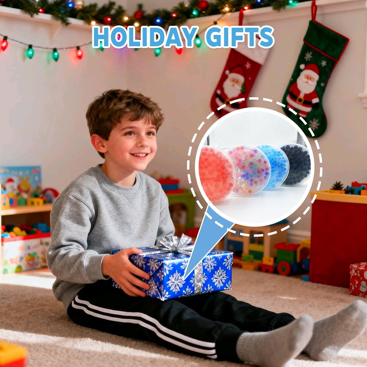 4-Pack Round Picking Pad Pimple Popping Squeeze Toy- Stress Relief Picking Pad for Adults & Teens,Popping Simulation Fidget Toys in Multi-Color for Anxiety Relief and Focus