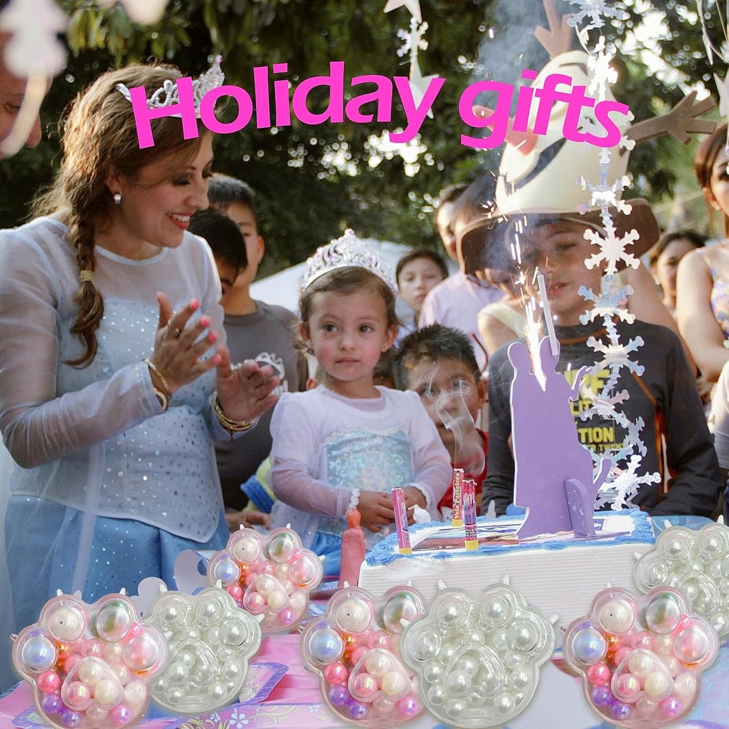 2 Pcs Handmade Grape Noisy Squishy Ball for Adults, Colorful and White Beads Cat Paw Sensory Fidget Toys for Kids Stress Relieve Squeeze Toys