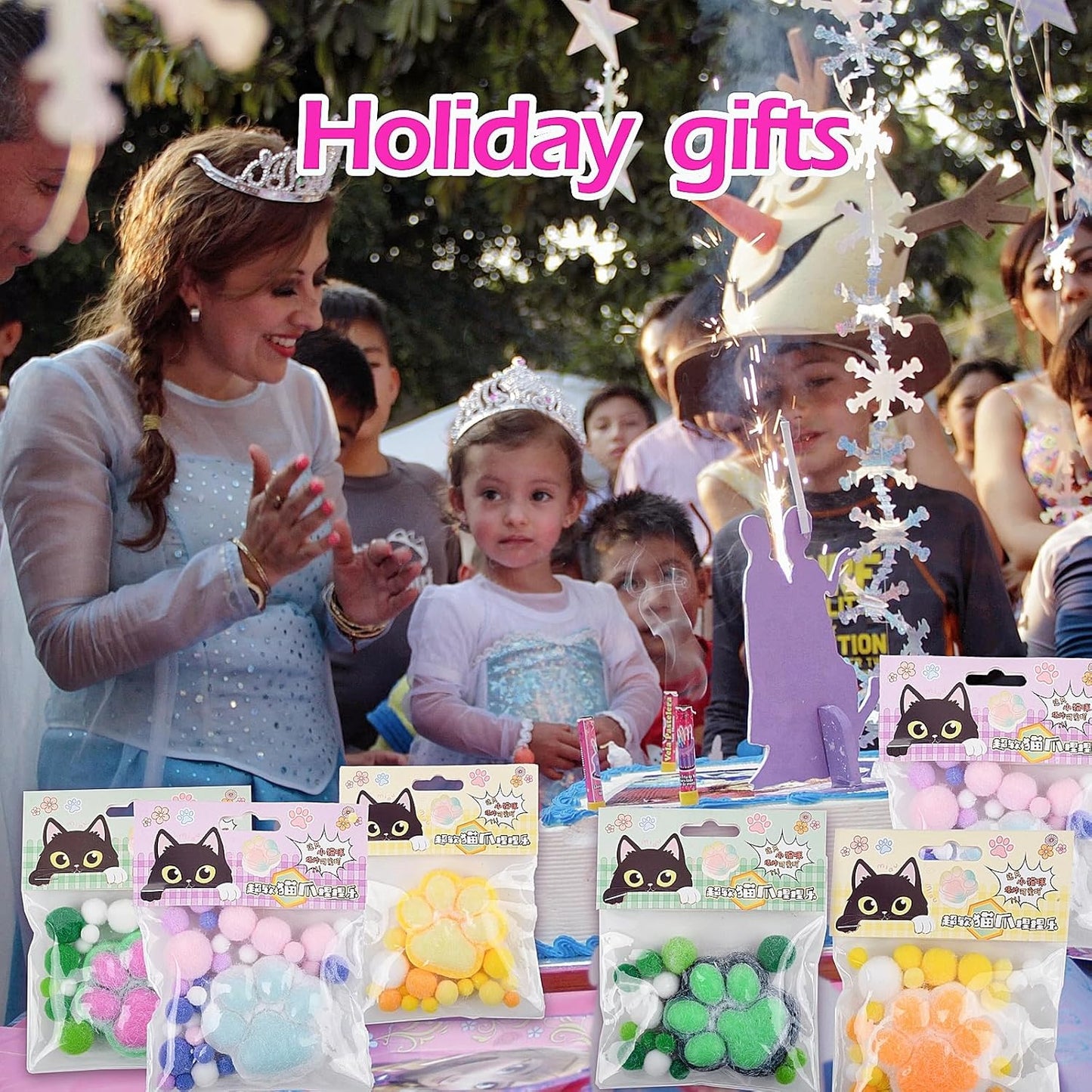 5 Pcs Taba Paw Squishy for Kids Adults, Big Cat Paw Squishy Toys for Stress Relief, Super Soft Squeeze Fidget Toys