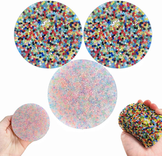 3pcs Non-Sticky Skin Picking Fidget Toys, Silicone Picking Sensory Pick Fidget Pad, Skin Picking Pocket Pads to Pick Dig and Peel for Dermatillomania ADHD OCD for Children and Adults