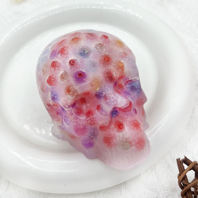 4Pcs Scull Pimple Popping Squishy